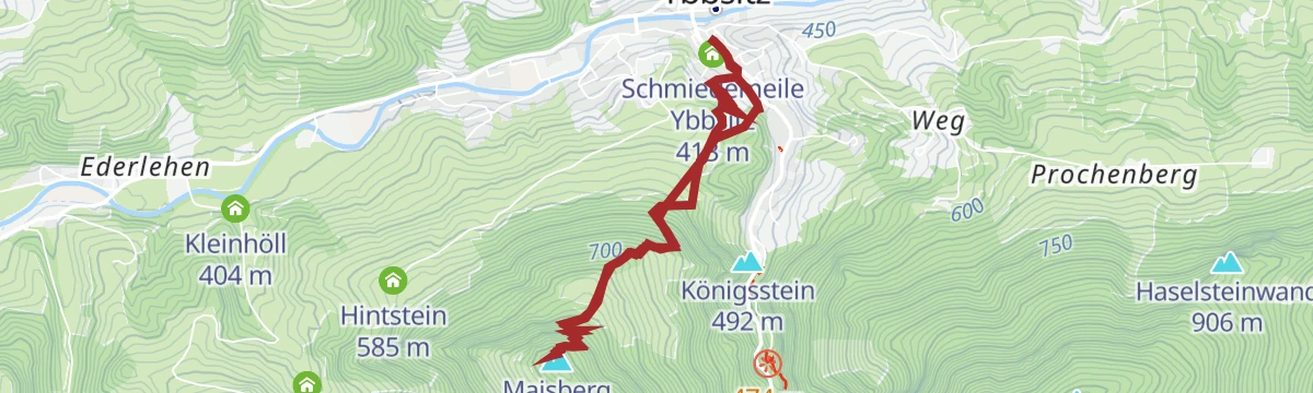 Route map: Maisberg-Tour Ybbsitz